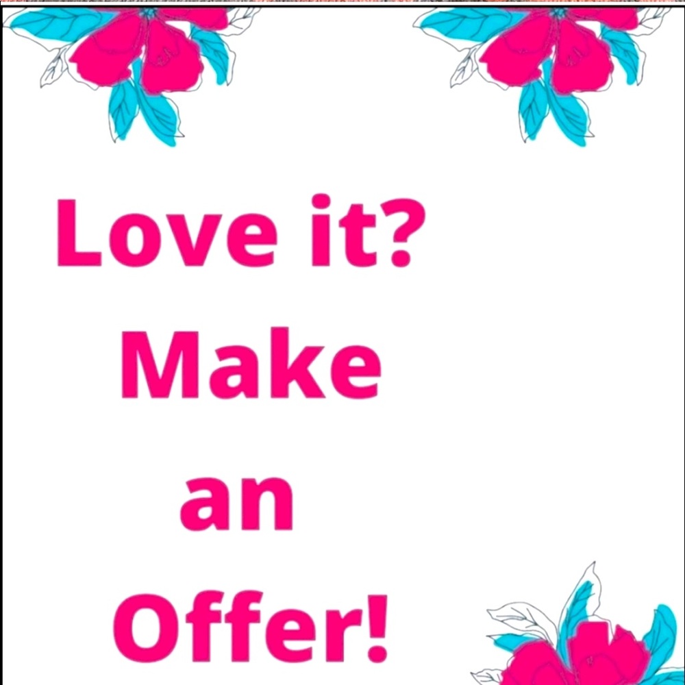 Feel free too make offers on my items!!